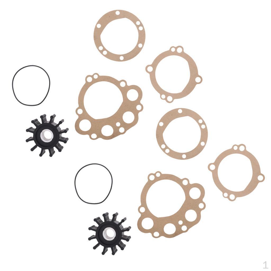 2X Water Pump Impeller Kit 077K 132-0375, Heavy Duty