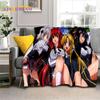 Cartoon Sexy Girl High School DxD Anime 3D Blanket,Soft Throw Blanket for Home Bedroom Bed Sofa Picnic Travel Cover Blanket Kids