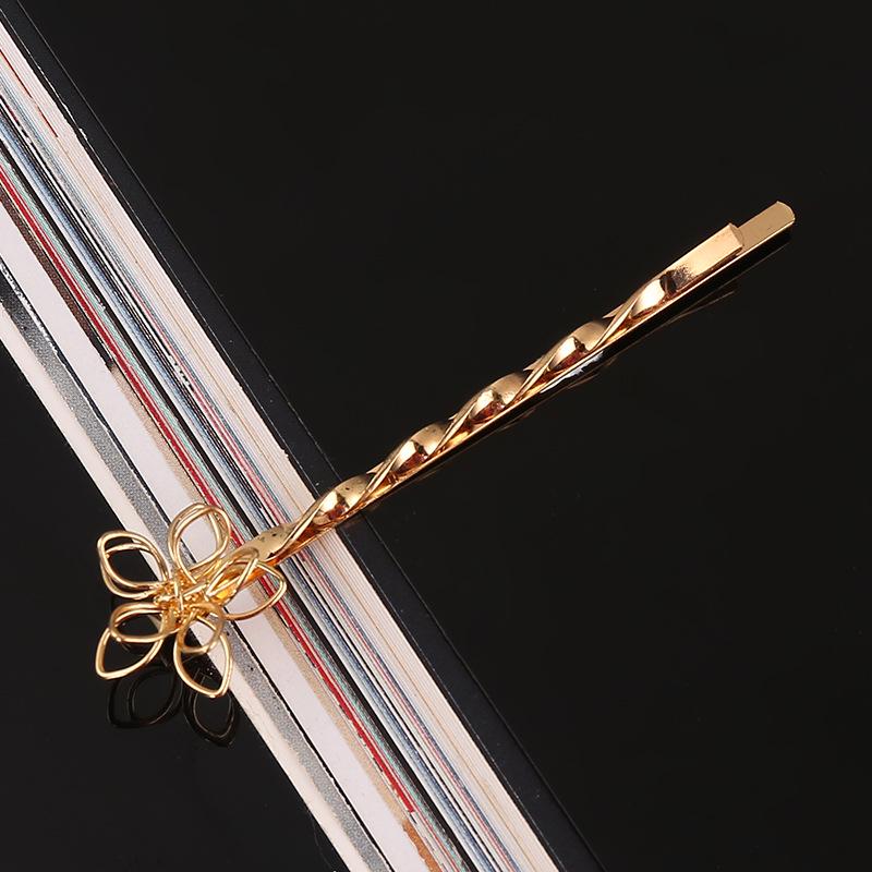 

Золотые металлические геометрические шпильки для волос - набор для самостоятельной работы в корейском стиле