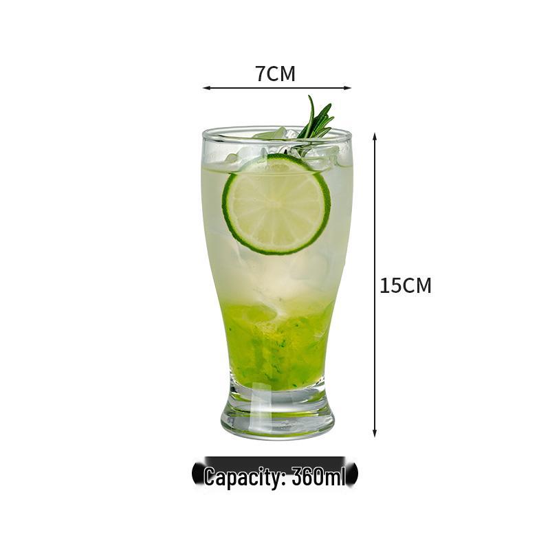 Colin Cup Bar Juice Glass Set: Long Island Iced Tea, Hurricane, and Mojito Glasses