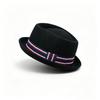 Autumn and Winter Hot-selling Jazz Hat, Men's and Women's British Pure Wool Concave-convex Top Curled Top Hat