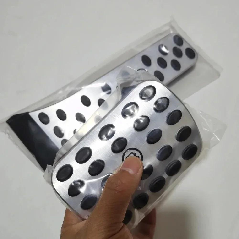 

Торможение автомобиля для BRABUS Накладка на педаль газа 2 шт. Серебристая Накладка на педаль BRABUS Нескользящая накладка на педаль для Mercedes BRABUS G63 W212 W463 GLC