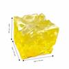 Slow Rebound Cheese Pinch Toy Transparent Non Rebound Fidget Toy Cheese Squeezed Cube  Calming Toy