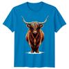 Highland Cow Animals Unisexs Tshirt Unisexs Tee Graphic Unisex Tee