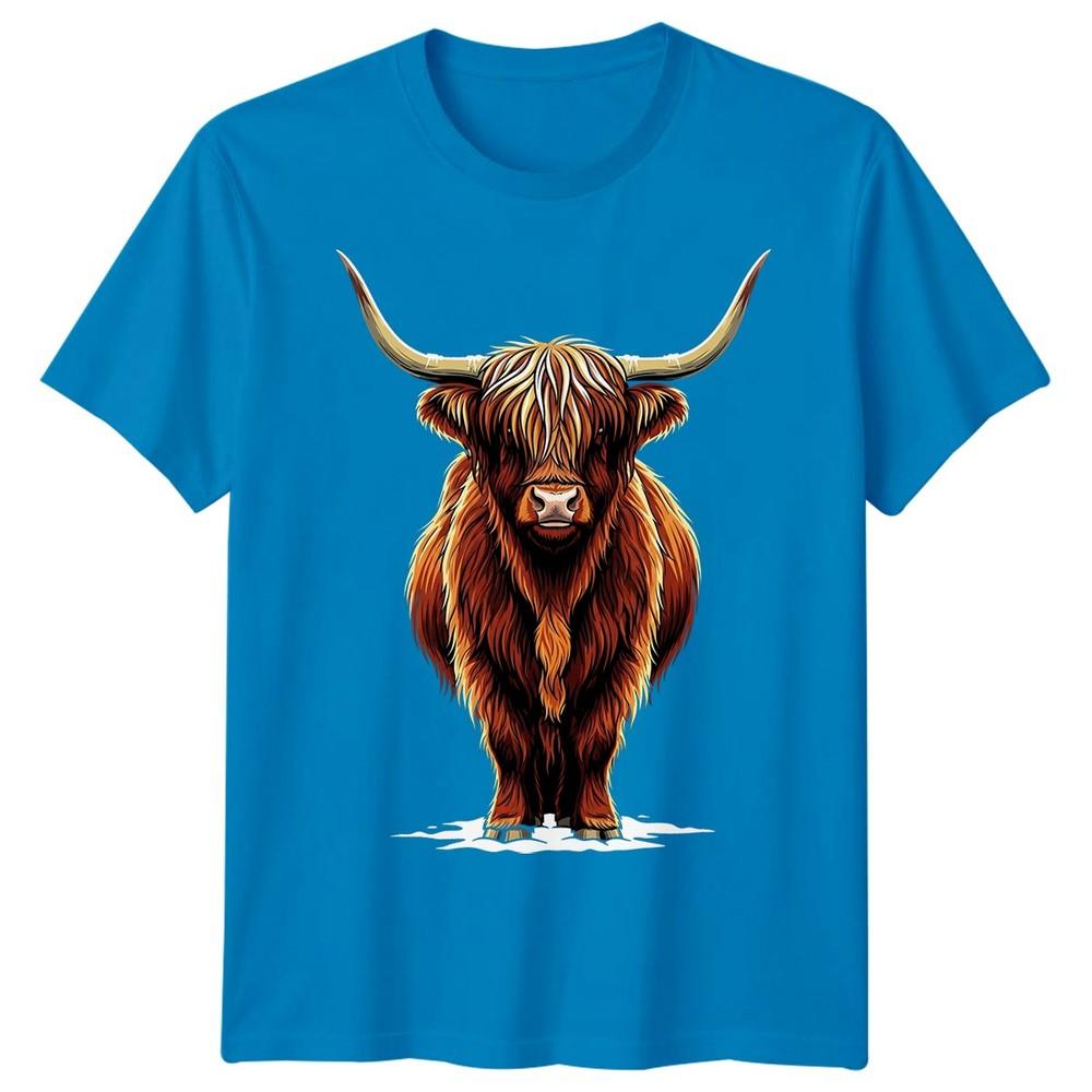 Highland Cow Animals Unisexs Tshirt Unisexs Tee Graphic Unisex Tee