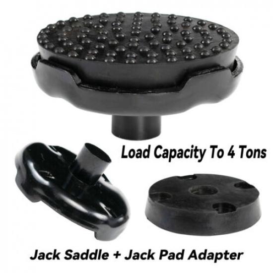 Floor Jack Saddle Rubber Pad Point Fit 4 Tons Jacks Adapter Lifting Protector.