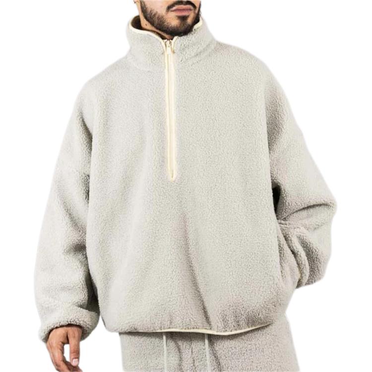 Fear of God Athletics Polar Fleece Hike 1/2 Zip Sezamová Pánská Streetwear IM6076