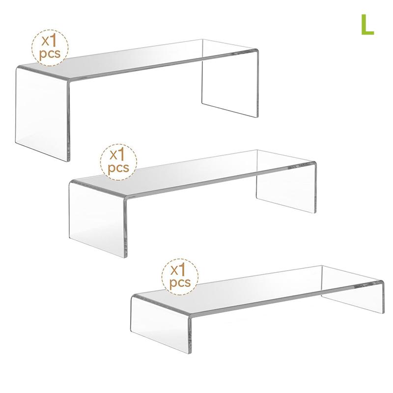Desktop-Displayständer Acryl Mehrschichtig Transparentes Lagerregal für Klassenzimmerbedarf Büro Schreibtisch-Organizer