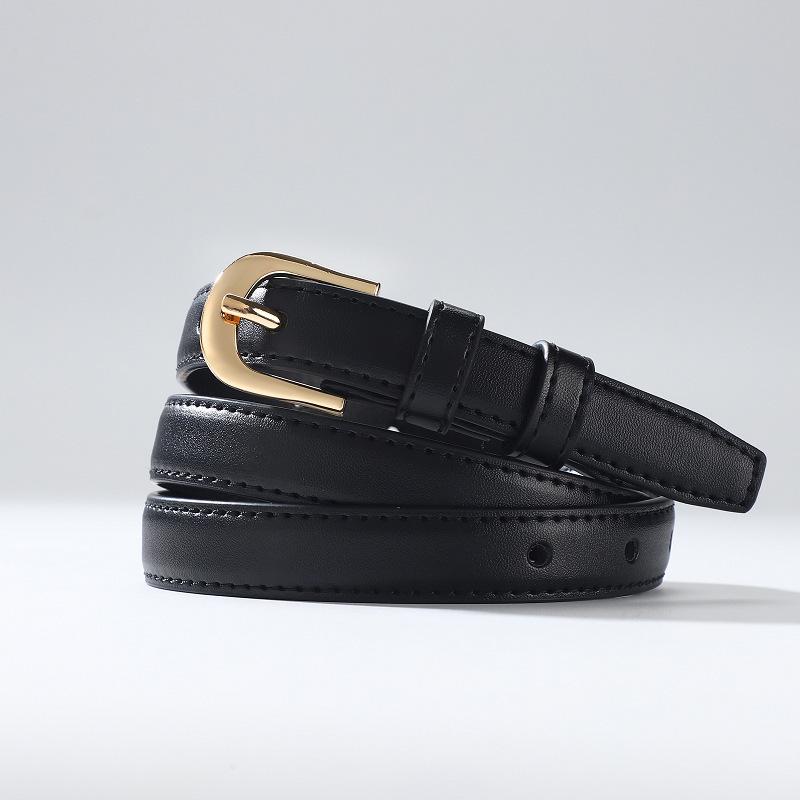 elt ew omen s eather Belt imple Style ersatile ashion Belt with Jeans Factory 95*2cm