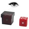 1 Set Perspective Eye Distinguish Color Through Sound Dice Magic Trick Close Up