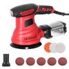 300W Random Orbit Sander 2.5-Amp Orbital Sander with 6 Variable Speeds 13000 OPM 20pcs Sanding