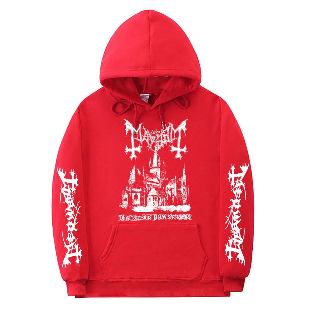 Nowy Mayhem Deathcrush Euronymous Dead Varg Bluza z Kapturem Graficzna Męska Damska Moda Casualowe Luźne Bluzy Męska Bluza Rockowa