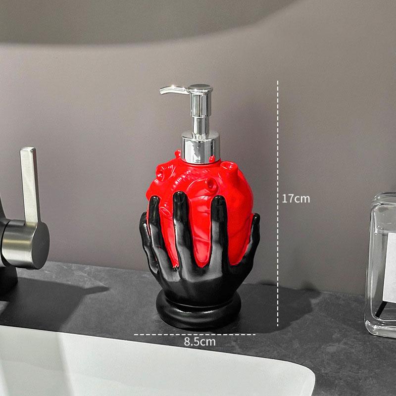 Soap Dispenser Hand Held Heart Lotion Bottle Household Shower Gel Shampoo Hand Sanitizer Subpackage Bottle Shampoo Dispenser