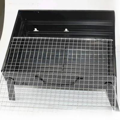 Handtagslöst Fyrkantigt Elektropläterat Rostfritt Stål Grillgaller