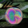 Size 5 Luminous Reflective Football: Machine-Stitched PU, Wear-Resistant, Ideal for Training and Matches