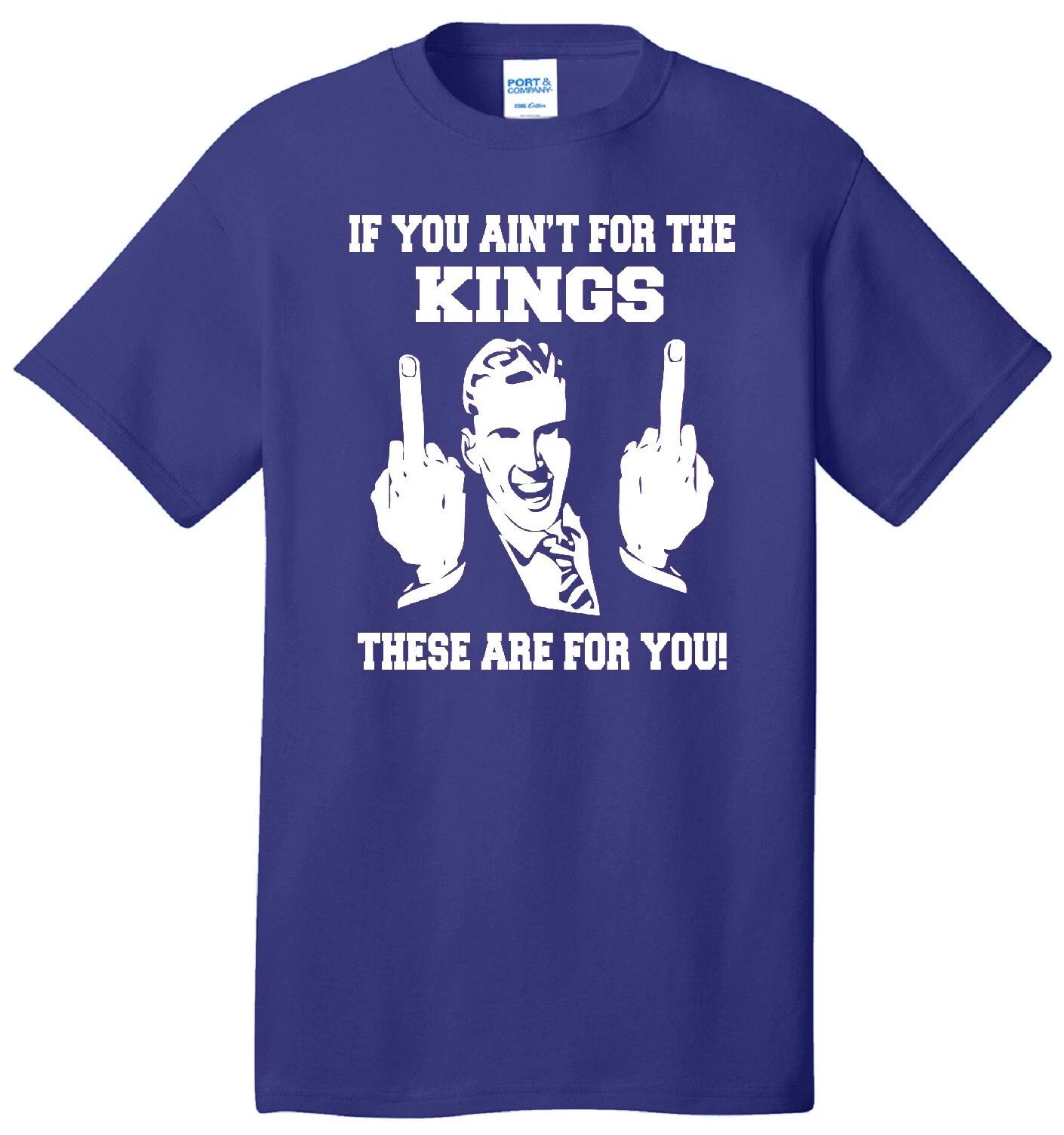 

KINGS FLIP THE BIRD HARDCORE HOCKEY FAN MIDDLE FINGER PURPLE T-shirt JERSEY 4XL