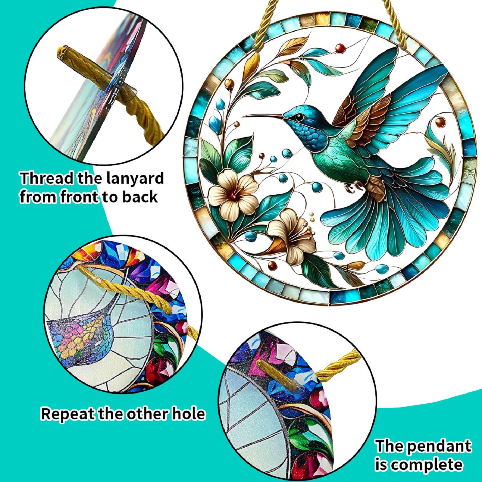 

2D Расписанный Пик Птица Акриловая Подвеска Атмосферное Украшение Подвеска One Size