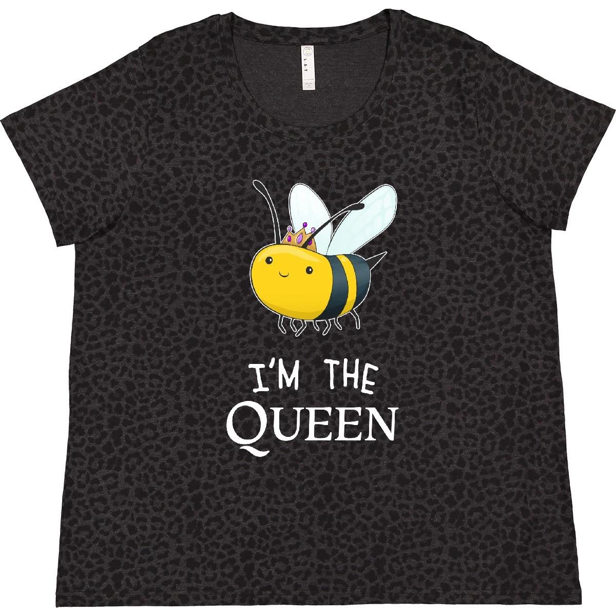 

Inktastic I m The Queen- Cute Queen Bee Plus Size kids boys T-Shirt Bees Crown 100
