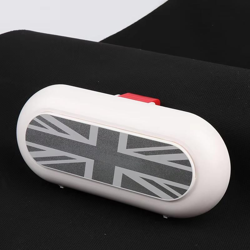 

Car Universal Multifunctio Car Interior Sunglasses Storage Box For Mini Cooper S Countryman JCW R50 R52 R57 R58 R60 F55 F56 F60 білий