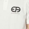 Emporio Armani Geometric Pattern Logo Short Sleeve Polo Shirt Men tops White 3K1FB7-1JUVZ-0101