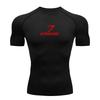 GYMSHARK Shark Short Sleeve Fitness T-shirt - Breathable, High Elasticity, Quick Dry.