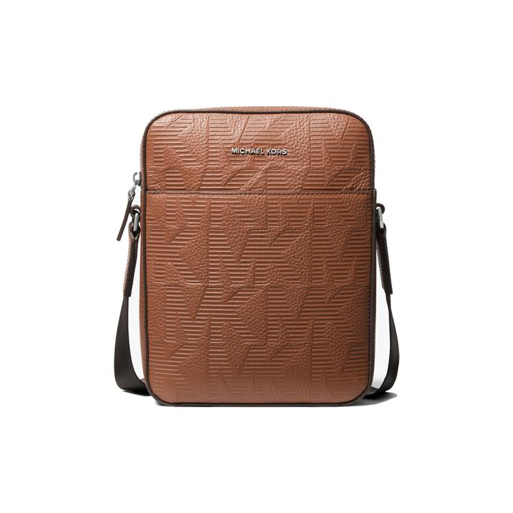 

Новый кожаный чехол для мобильного телефона MICHAEL KORS MK Cooper, сумка кроссбоди среднего размера, мужской, кожа, коричневый 37S2LCOC6L-230 19.1*6.1*24.9CM