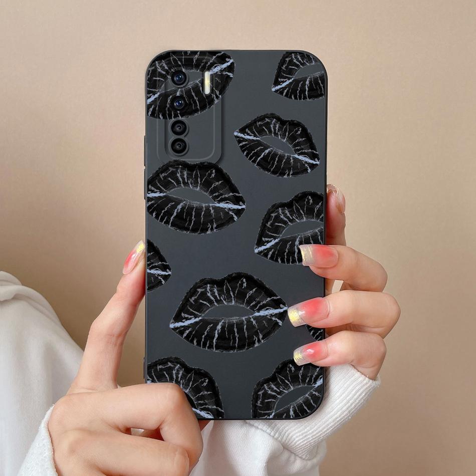 For Oppo F15 F17 Pro Phone Case Coconut Tree Soft Smooth Liquid Silicone Bumper For Oppo F 15 F 17 Camera Protection Back Cover