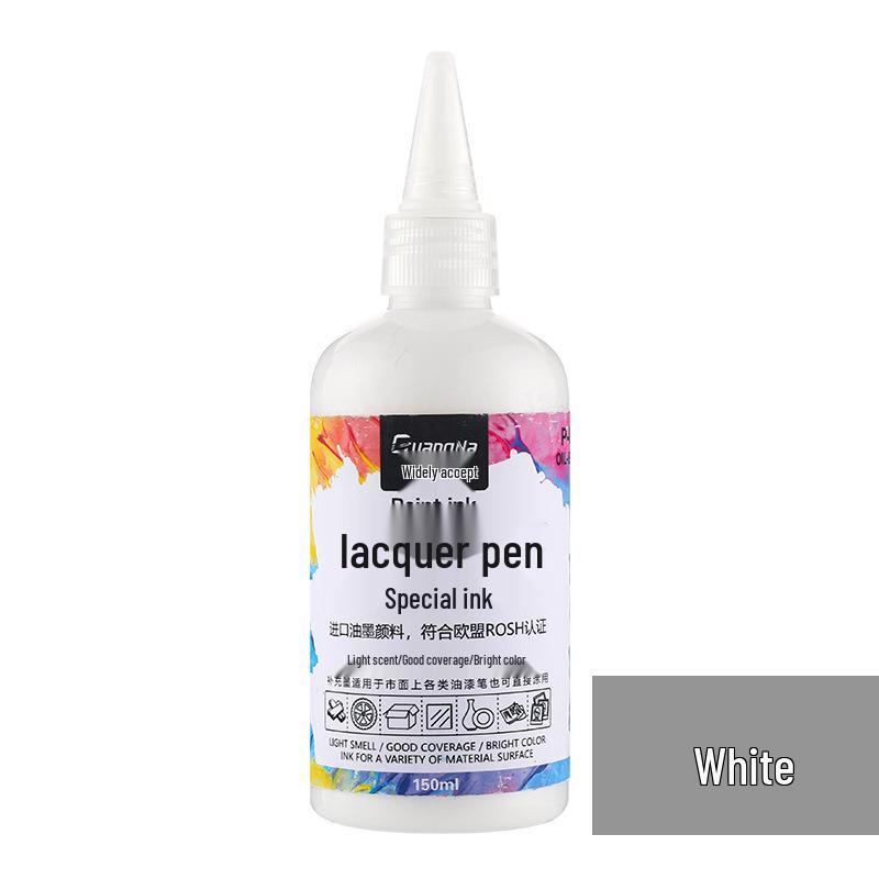 Oil-Based Colored Paint Marker Refill, 150ML Waterproof Ink