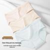 Qianfeili Women's Mid-Waist Antibacterial Briefs