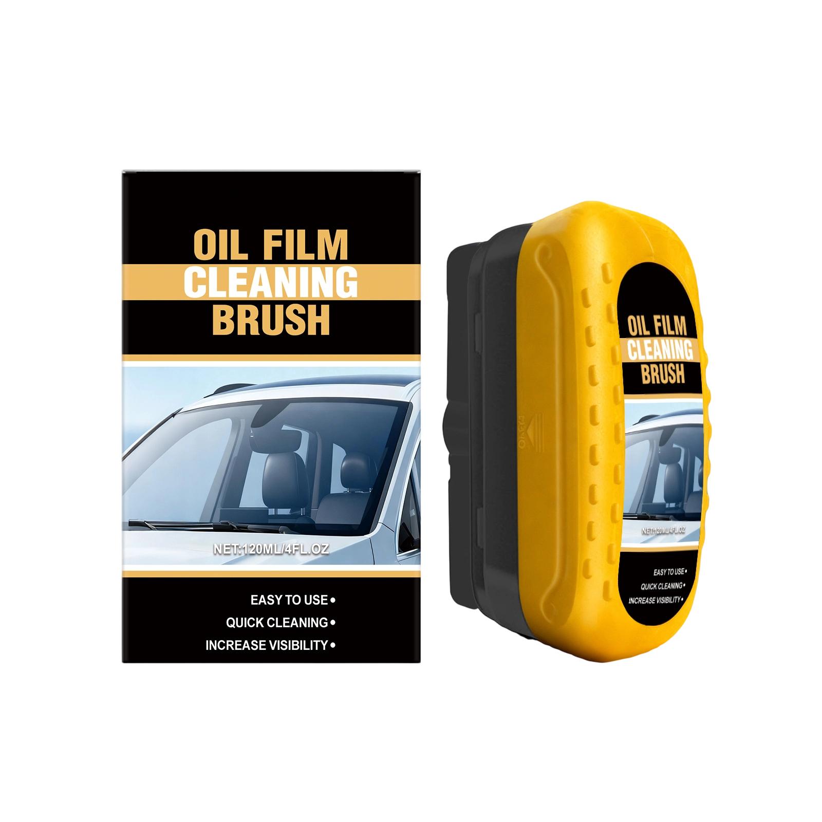 Car Windshield Oil Film Brush, Car Window Windshield Oil Film Cleaning Brush(120ml) One Size
