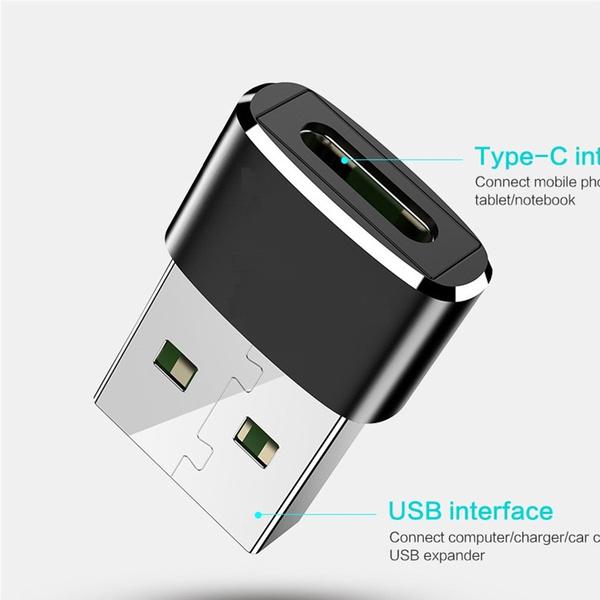 Konektor Type-c Samice na USB Samec Adaptér Type-c na USB