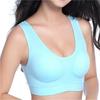 Reggiseno sportivo Reggiseno regolabile senza cuciture di grandi dimensioni Reggiseno superiore Comodo intimo assorbente del sudore