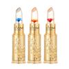 24K Temperature-Shifting Jelly Lipstick with Gold Leaf and Dried Flowers. Highly Moisturizing and Long-Lasting. Waterproof and Long-Lasting. Bright Fl
