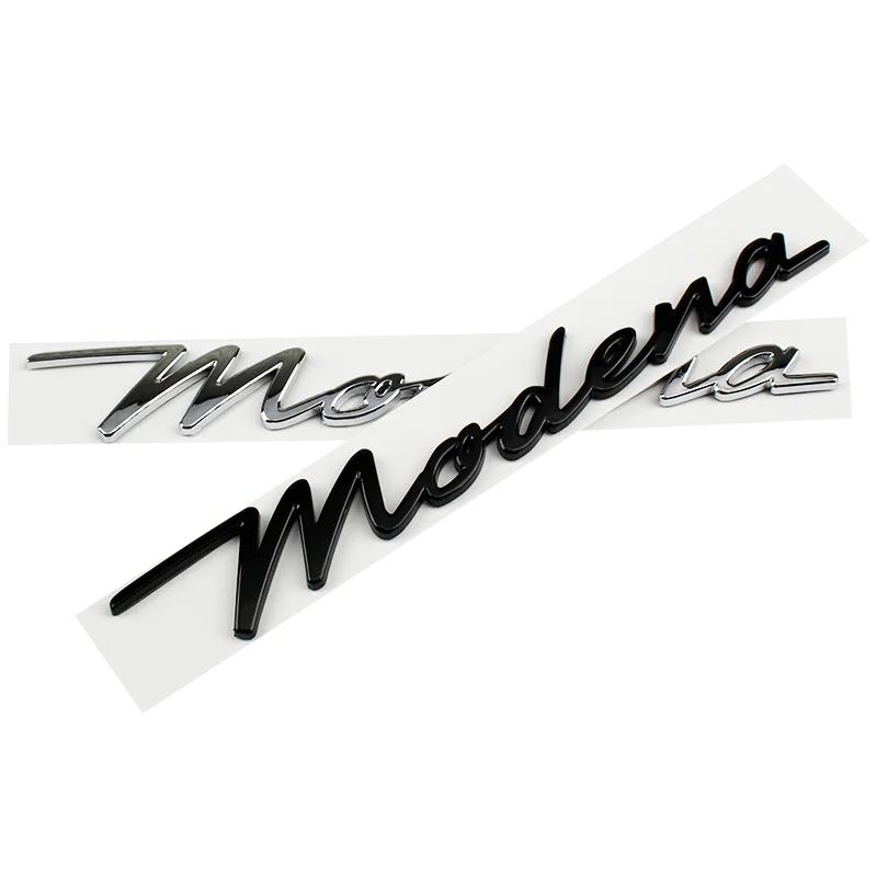 Car Rear Trunk Letters Words Logo Badge Emblem Decals Sticker For Modena L-evant-e Q-uattroport-e G-hibl-i Accessories