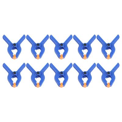 Spring Clamps 10pcs 2 Inch Woodworking Tools Plastic Nylon Grip Cramps