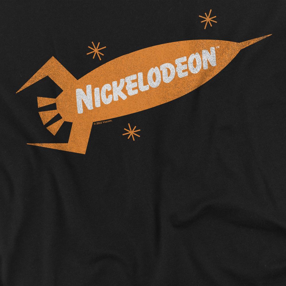 Nickelodeon Unisex Adult Retro Rocket Logo T-Shirt