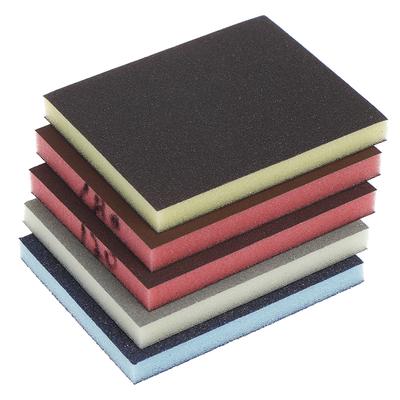 2Pcs Polishing Sanding Sponge Block Pad Sandpaper Assorted Abrasive Tool