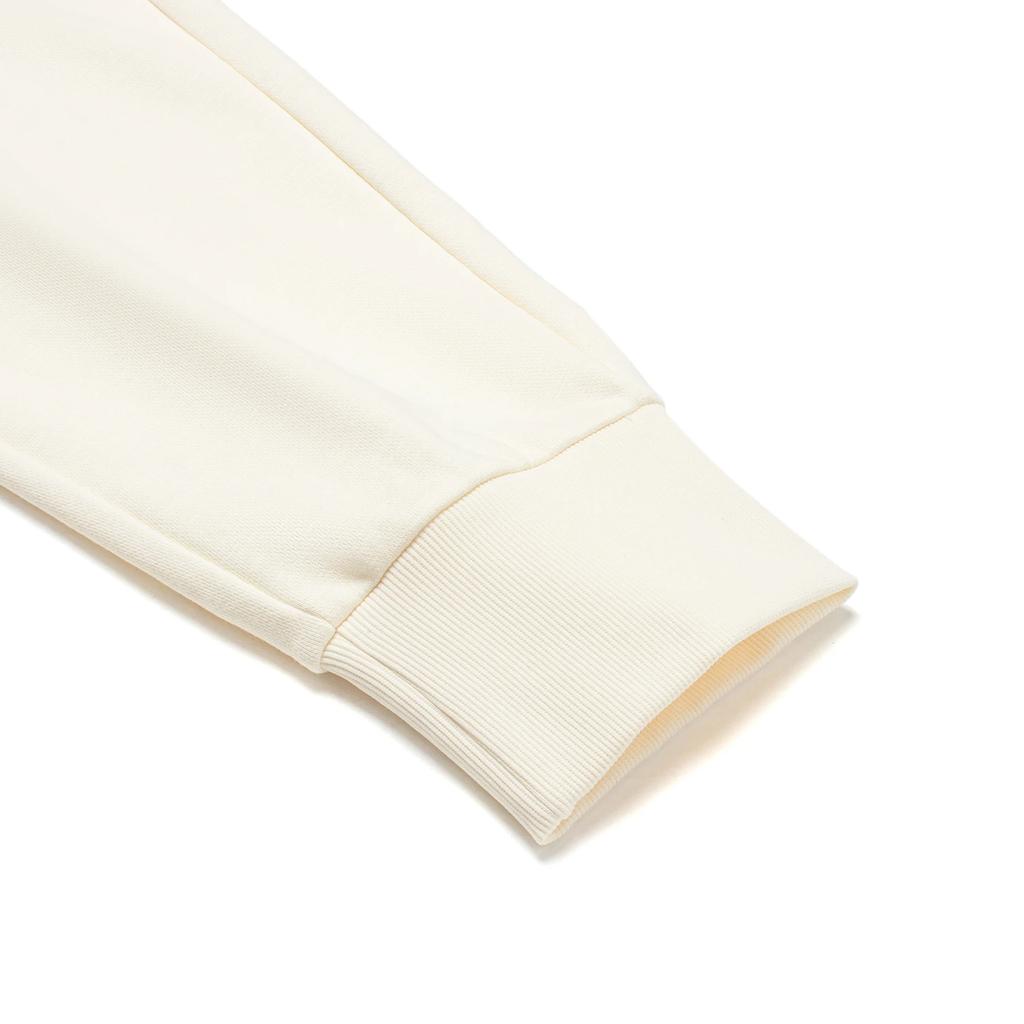 Li Ning X Jackie Chan Collaboration Kung Fu Series Solid Color Drawstring Loose Knit Sports Pants Men bottoms Paper-White AKLU225-3