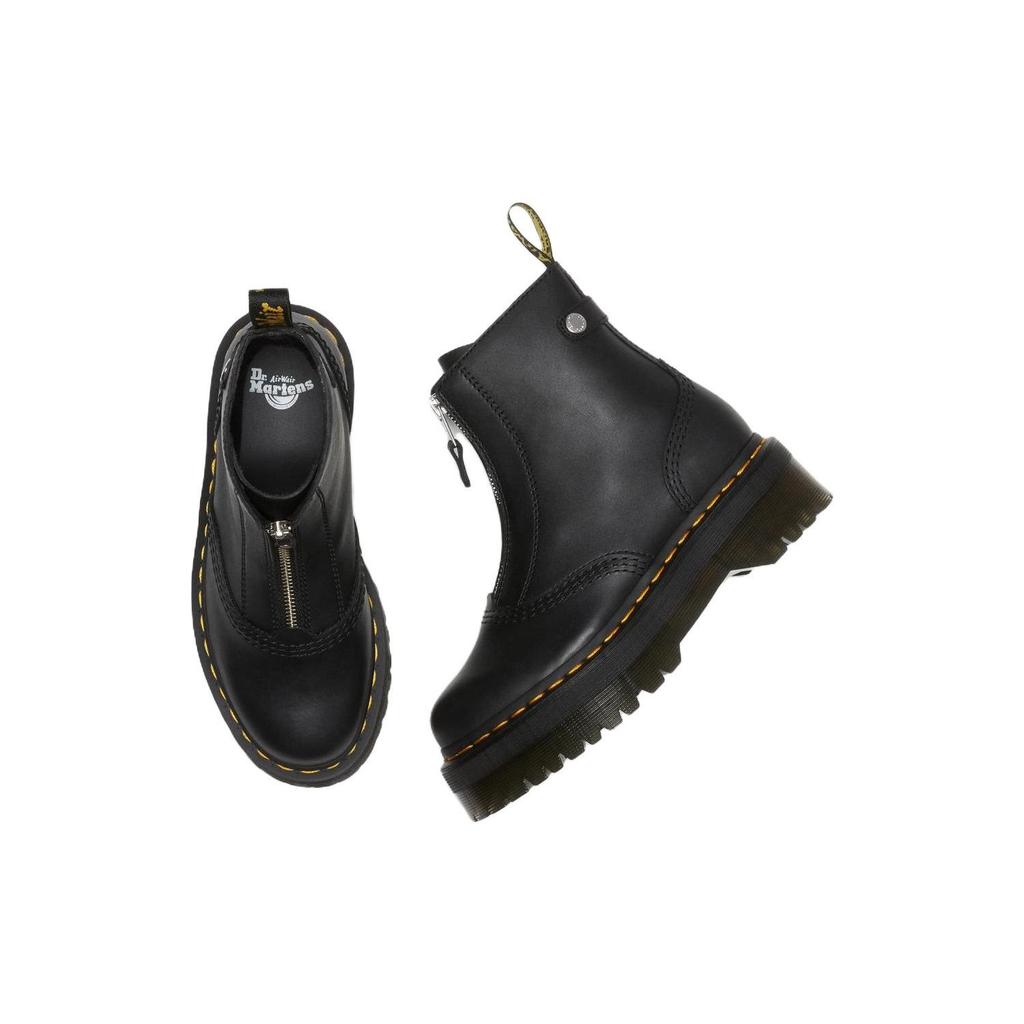 Dr. Martens  Jetta Zip Platform Boot Black Women Sneakers 27656001