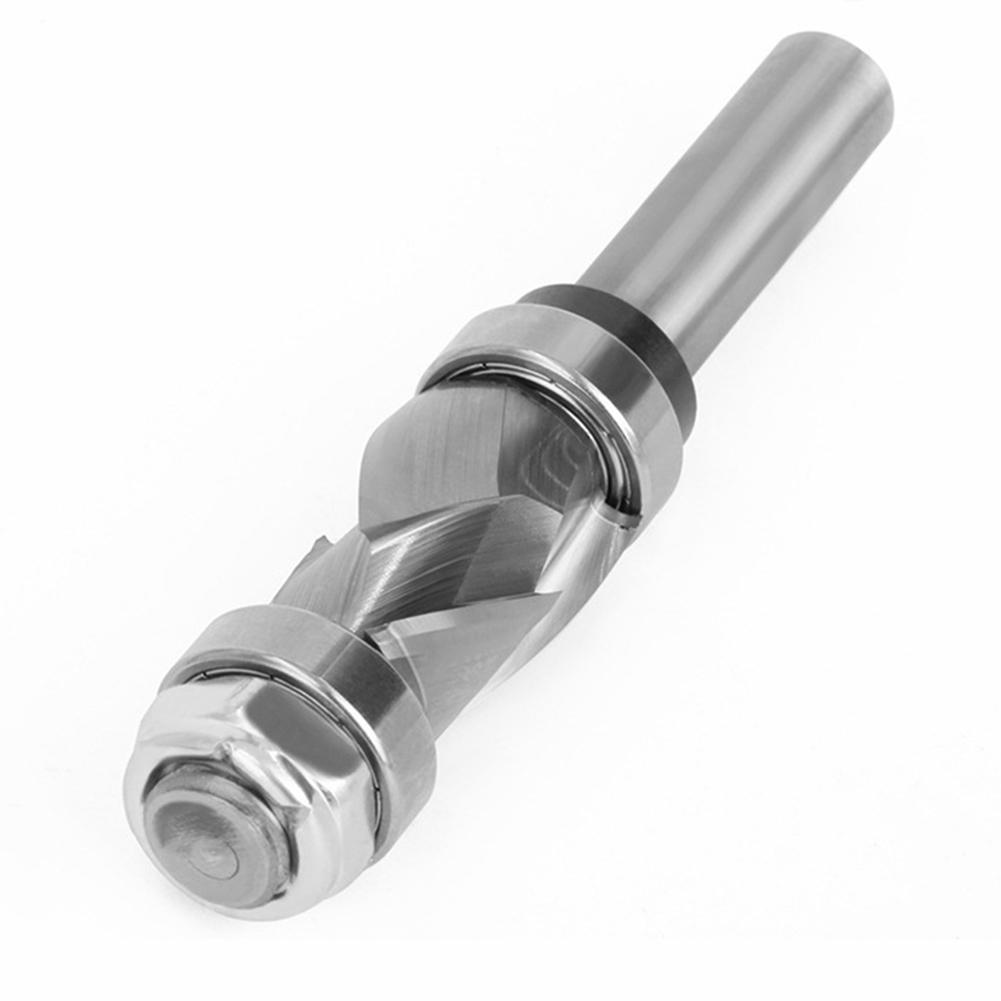 Compression Spiral Flush Trim Router Bit 12 Shank Carbide for Accurate Edge Routing on Wood Plastic and Laminate