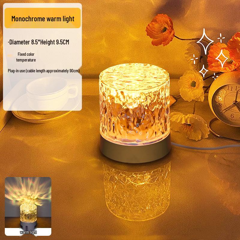 Romantic Rotating Aurora Projector: Water Ripple Atmosphere and Night Light