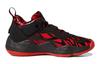 adidas D.O.N. Issue #3 J Cushioning, Wear Resistant Mid Top Basketball Shoes Black Red GZ5494