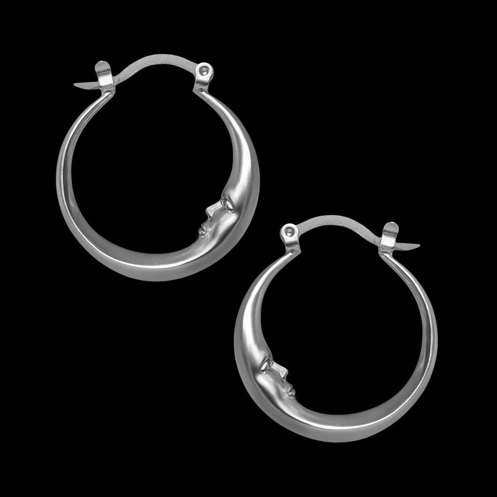 European-American French Minimalist Alloy Oval Ring Earrings