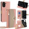 For Xiaomi Redmi A5 4G (171.7mm) Case Mirror Wallet Leather Phone Cover with Chain Shoulder Strap