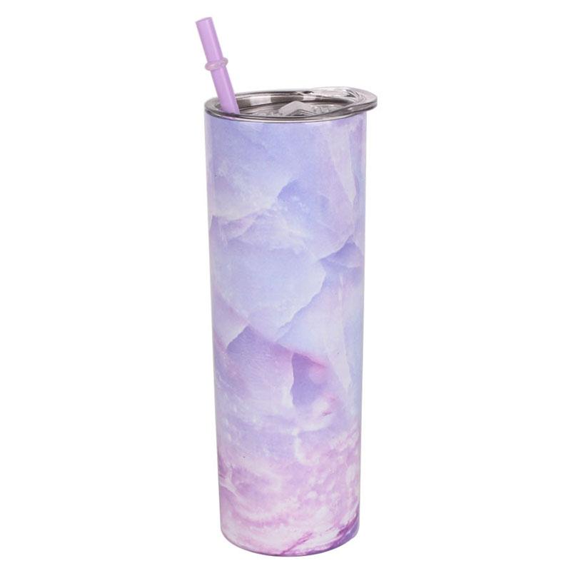 20Oz Straight Cup Skinny Car Mug Tumber 304 Stainless Seel Thermos Insulation 20oz