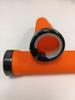 Bike Grips Griff Velo Vlg 132 Mm Lock-On Orange Rubber