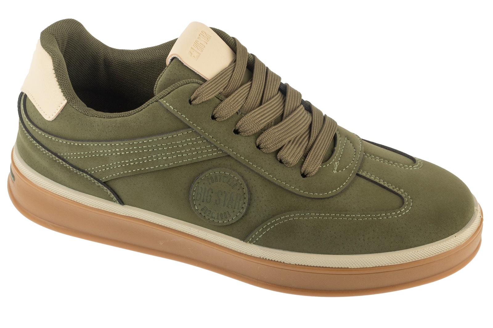 Zapatos Big Star, Zapatillas verdes para hombre 41 verde