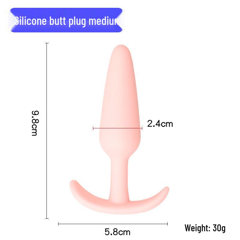 Silicone Wearable Anal Beads Plug for Women