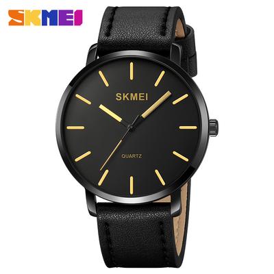 Men's Watch Ultra-thin Men's Quartz Watch Waterproof Leather Strap Men's Watch Men's Watch