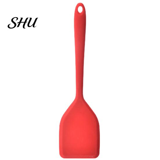 Baking Scraper Heat-resistant Cooking Spoon Compact Anti-slip Household Practical Cake Spatula BPA Free Mini Spatulas for Kitchen Barbecue Tool